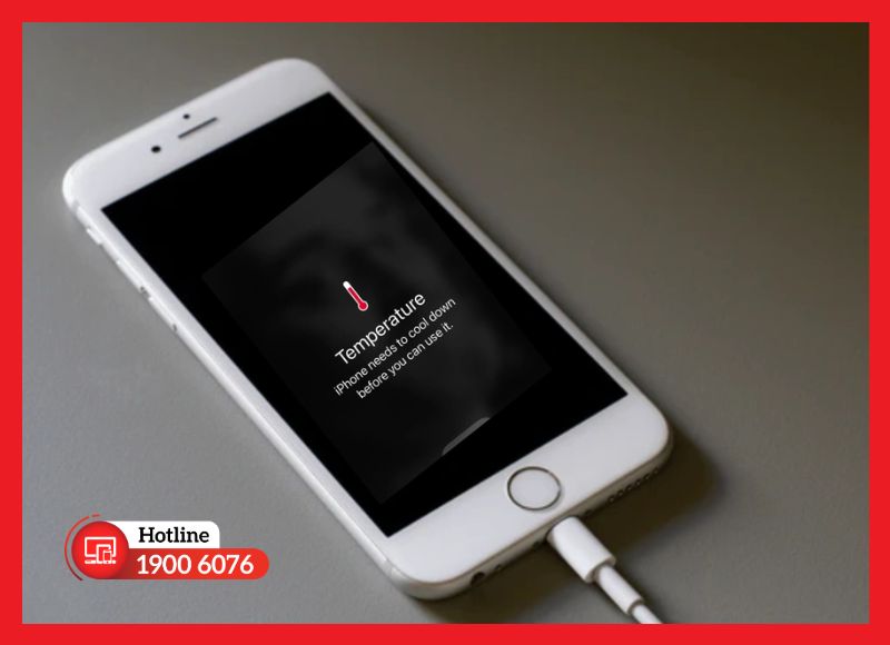 Điện thoại bị nóng bất thường là một trong dấu hiệu phải thay pin iPhone