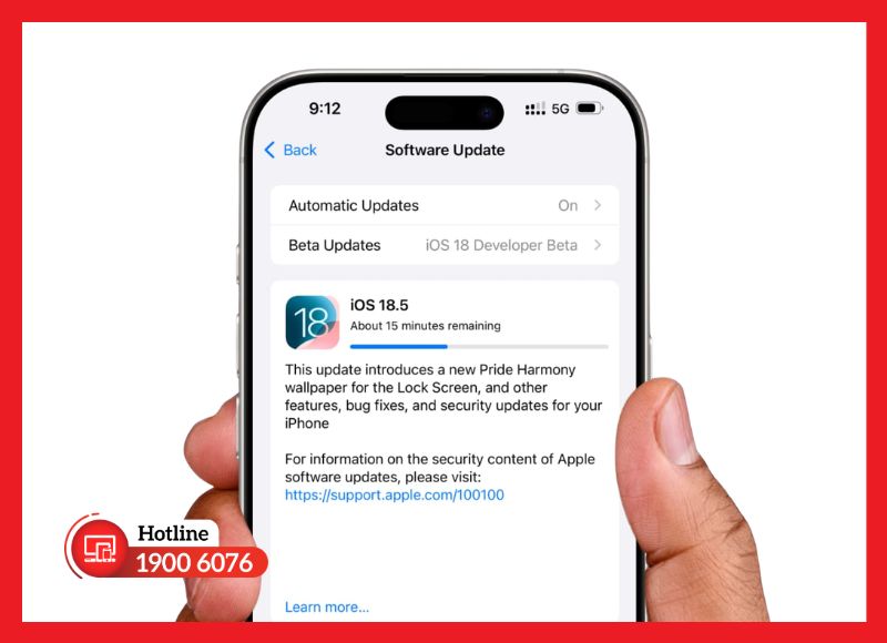 Cập nhật iOS hoặc restore khi màn hình lỗi do phần mềm