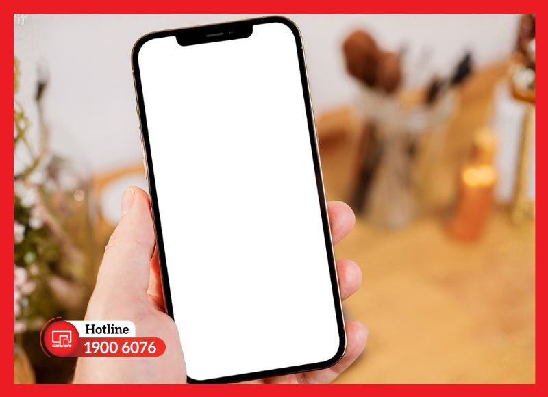 Màn hình iPhone tối đen, trắng xóa hoặc mất hiển thị