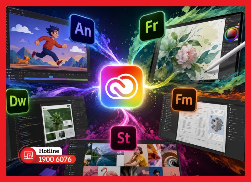 Một số ứng dụng Adobe chuyên biệt khác trong hệ sinh thái