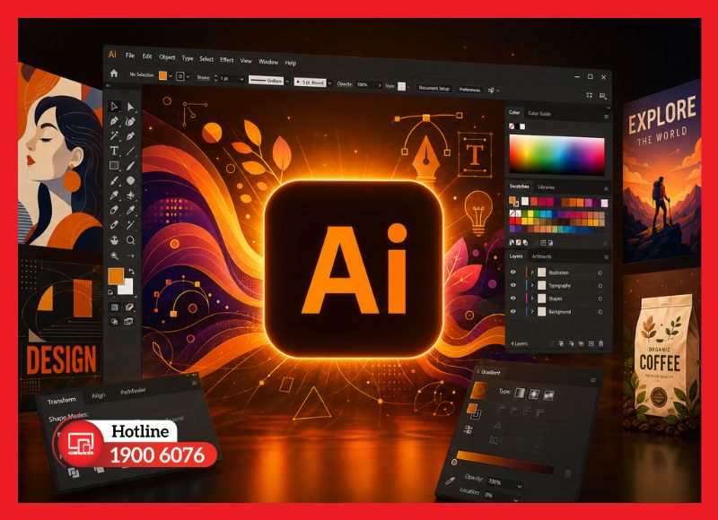 Adobe Illustrator - thiết kế vector chuyên nghiệp cho mọi ấn phẩm