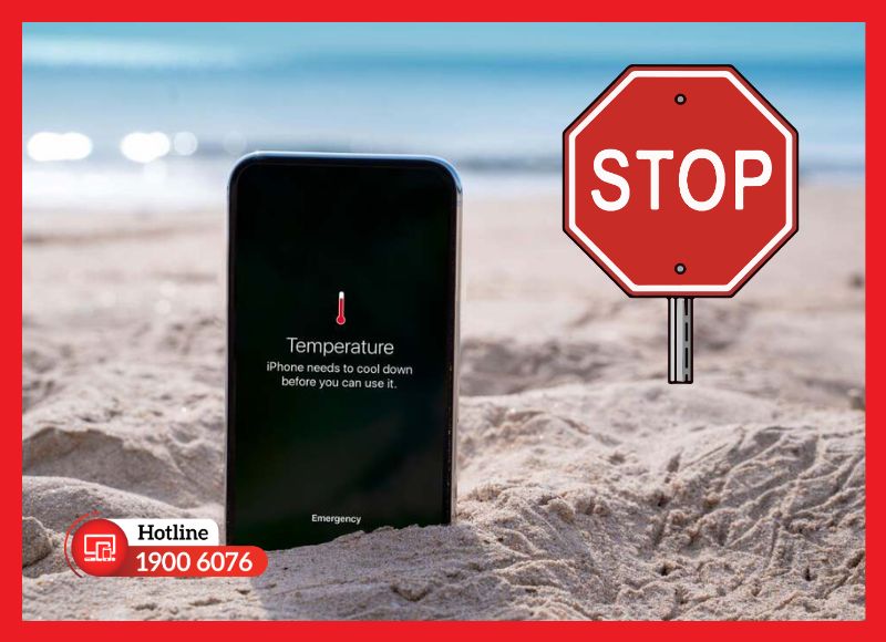 Tránh nhiệt độ cao khi sử dụng và sạc iPhone