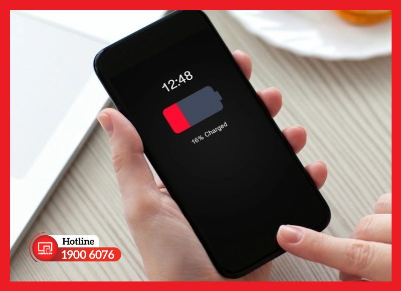 Thời lượng pin giảm rõ rệt khi dung lượng xuống dưới 80%