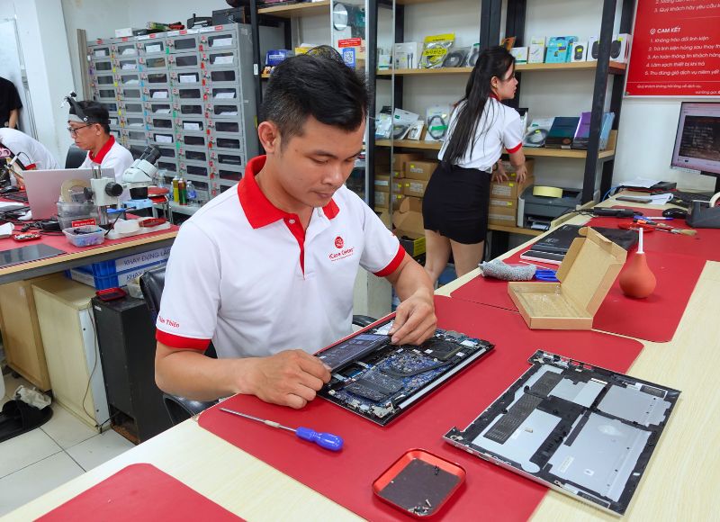 Danh mục thiết bị iCare Center tiếp nhận sửa chữa