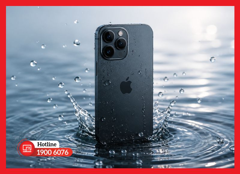 iPhone thực chất là thiết bị kháng nước, không phải chống nước hoàn toàn