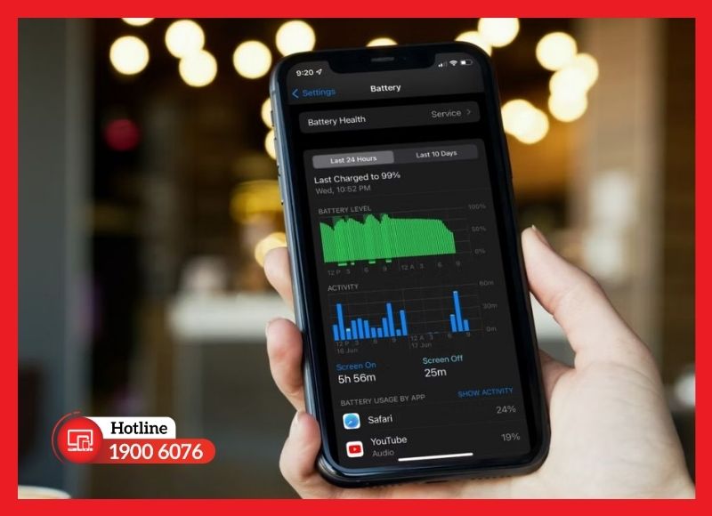 Kiểm tra lại toàn bộ chức năng sau khi thay pin iPhone