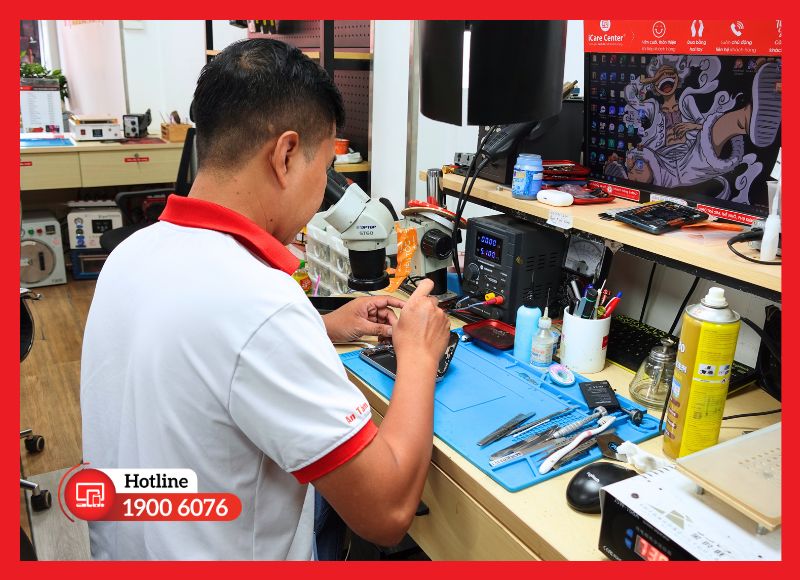 Khi Dung lượng tối đa không hiển thị, cần kiểm tra bằng thiết bị chuyên dụng