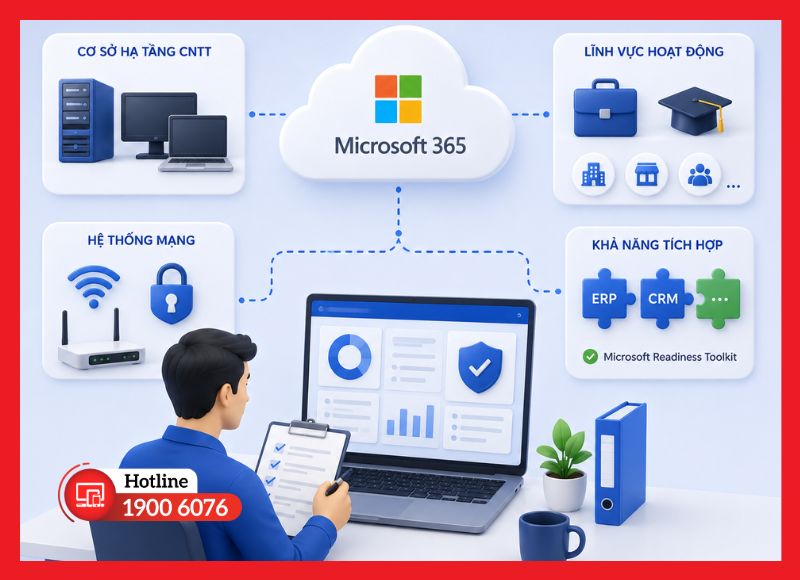 Đánh giá hạ tầng CNTT trước khi triển khai Microsoft 365