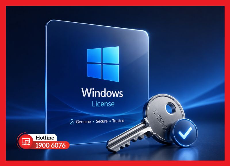 Win bản quyền - phiên bản Windows được Microsoft cấp phép hợp pháp