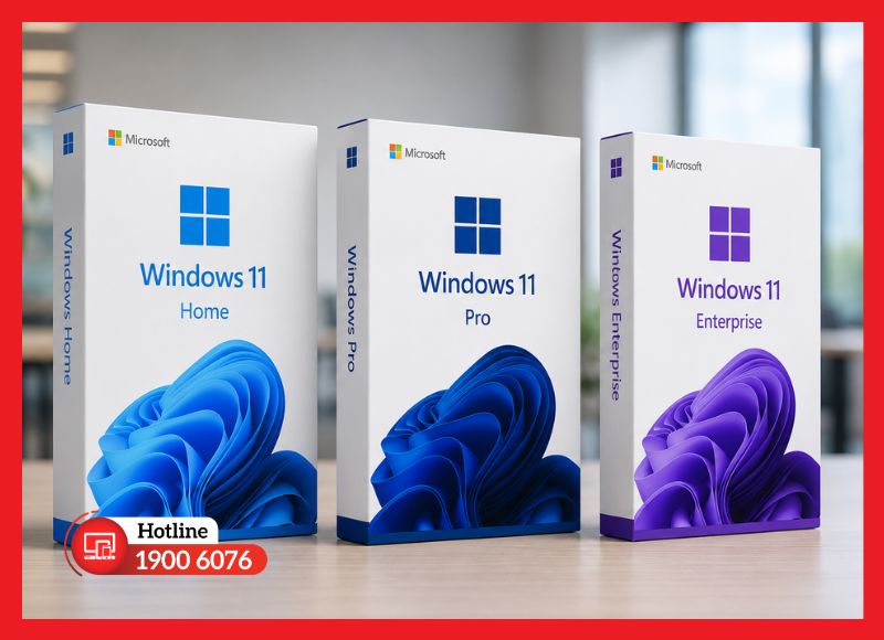Phân biệt các phiên bản Windows Home, Pro và Enterprise