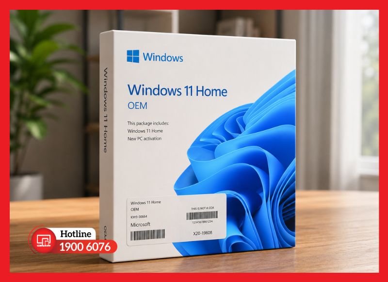Windows OEM - phiên bản bản quyền cài sẵn theo máy từ nhà sản xuất