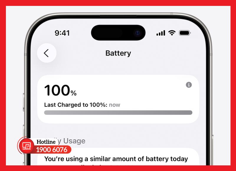 Dung lượng pin ổn định, cải thiện thời gian sử dụng iPhone